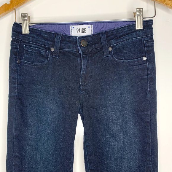 PAIGE Skyline Skinny Jeans in Indigo Sz 25 - Picture 3 of 9